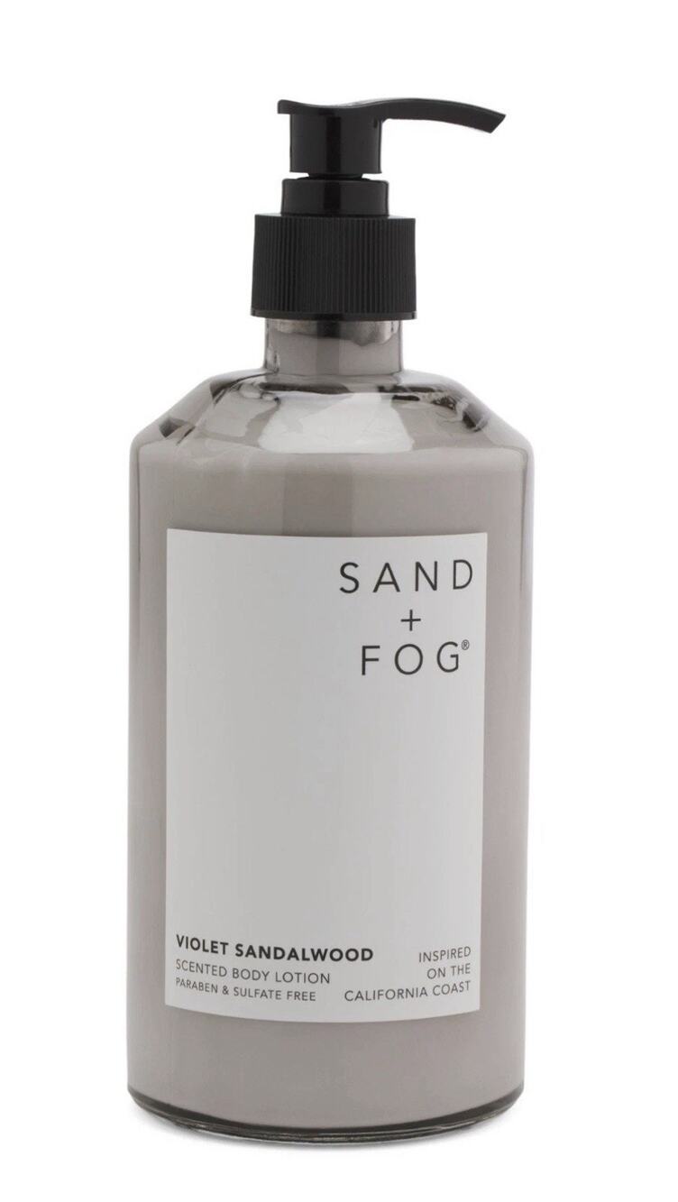 Sand + Fog Violet Sandalwood Body Lotion 15.7 oz Paraben Sulfate Free